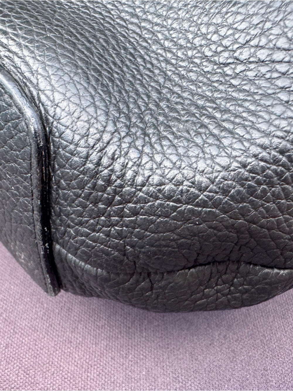 GUC.  Furla Black Pebbled Leather Shoulder Crossbody Bag Made in Italy GUC - Picture 9 of 16